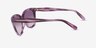 Coach HC8453U CDP53 Purple Cosmo Tortoise AcetateSunglass Frames from EyeBuyDirect, Side View