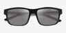 Armani Exchange AX4169SU Matte Black PlasticSunglass Frames from EyeBuyDirect, Closed View