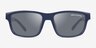 Armani Exchange AX4169SU Shiny Blue PlastiqueSoleil de Lunette de vue d'EyeBuyDirect, Vue de Face