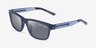 Armani Exchange AX4169SU Shiny Blue PlastiqueSoleil de Lunette de vue d'EyeBuyDirect, Vue d'Angle