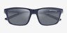 Armani Exchange AX4169SU Shiny Blue PlastiqueSoleil de Lunette de vue d'EyeBuyDirect, Vue Rapprochée