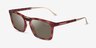 Coach HC8455 CDP54 Caramel Tortoise PlasticSunglass Frames from EyeBuyDirect, Angle View
