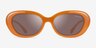 Coach HC8448U Cdp35 Milky Amber Alternative MaterialsSunglass Frames from EyeBuyDirect, Front View