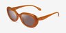 Coach HC8448U Cdp35 Milky Amber Alternative MaterialsSunglass Frames from EyeBuyDirect, Angle View