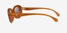 Coach HC8448U Cdp35 Milky Amber Alternative MaterialsSunglass Frames from EyeBuyDirect, Side View