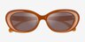 Coach HC8448U Cdp35 Milky Amber Alternative MaterialsSunglass Frames from EyeBuyDirect, Closed View