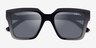 Vogue Eyewear VO5690S Noir PlastiqueSoleil de Lunette de vue d'EyeBuyDirect, Vue Rapprochée