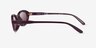 Vogue Eyewear VO5697SU Full Bordeaux PlasticSunglass Frames from EyeBuyDirect, Side View