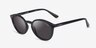 Vogue Eyewear VJ2033 Noir PlastiqueSoleil de Lunette de vue d'EyeBuyDirect, Vue d'Angle