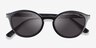 Vogue Eyewear VJ2033 Noir PlastiqueSoleil de Lunette de vue d'EyeBuyDirect, Vue Rapprochée