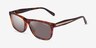 Coach HC8454U CDP55 Walnut Tortoise AcetateSunglass Frames from EyeBuyDirect, Angle View