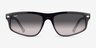 Ray-Ban RB2225 Noir PlastiqueSoleil de Lunette de vue d'EyeBuyDirect, Vue de Face