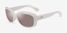 Ray-Ban RB4101 Jackie Ohh Opal Ivory PlasticSunglass Frames from EyeBuyDirect, Angle View