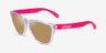 Oakley OO9013 Frogskins Tm Clear PlasticSunglass Frames from EyeBuyDirect, Angle View