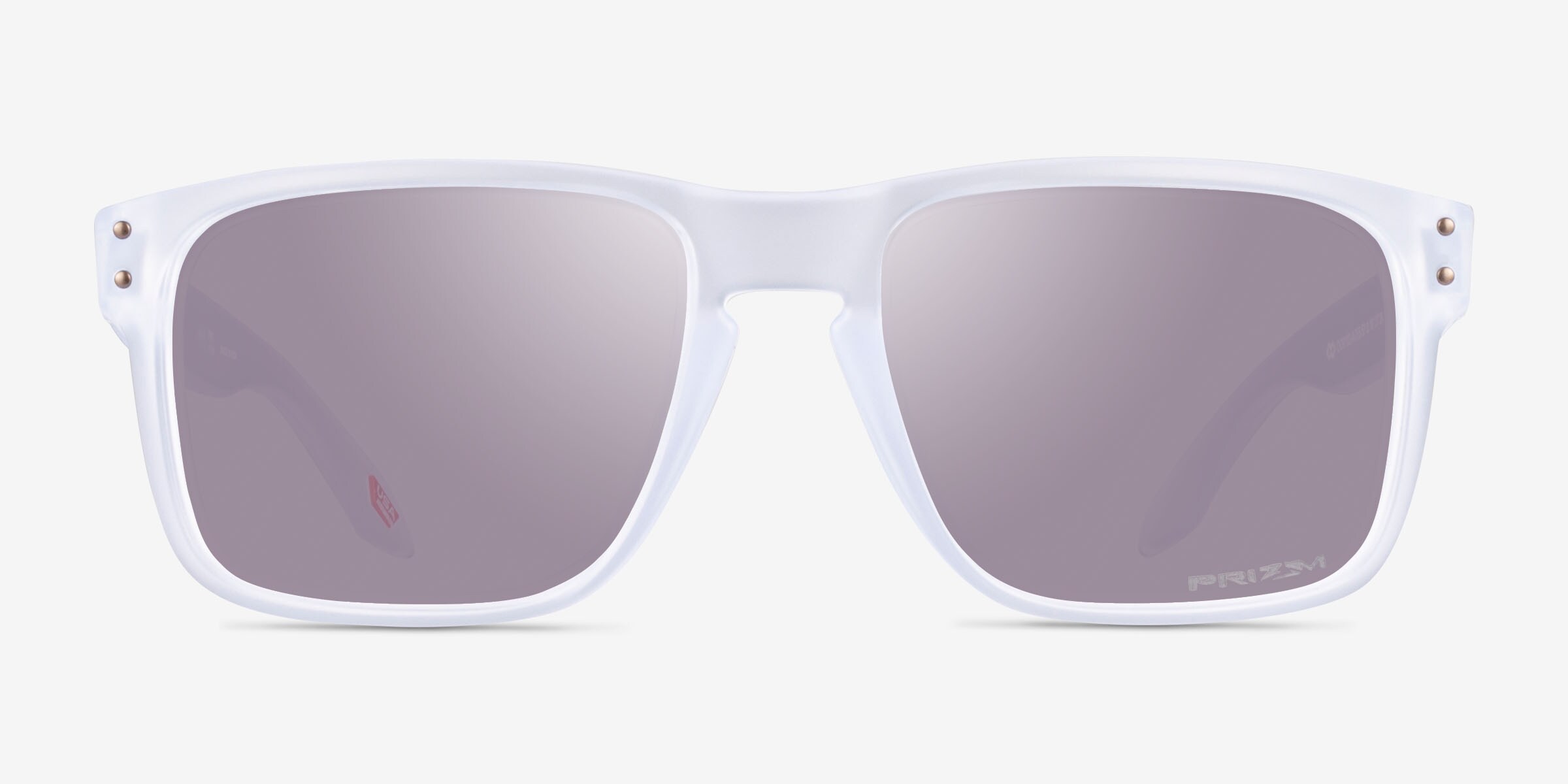 Oakley OO9102 Holbrook - Square Shiny Black Frame Sunglasses For