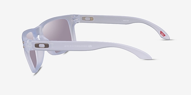 Oakley OO9102 Holbrook Matte Clear PlasticSunglass Frames from EyeBuyDirect, Side View