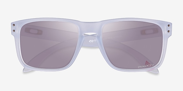 Oakley OO9102 Holbrook Matte Clear PlasticSunglass Frames from EyeBuyDirect, Closed View