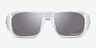 Oakley Masseter Transparent PlastiqueSoleil de Lunette de vue d'EyeBuyDirect, Vue de Face