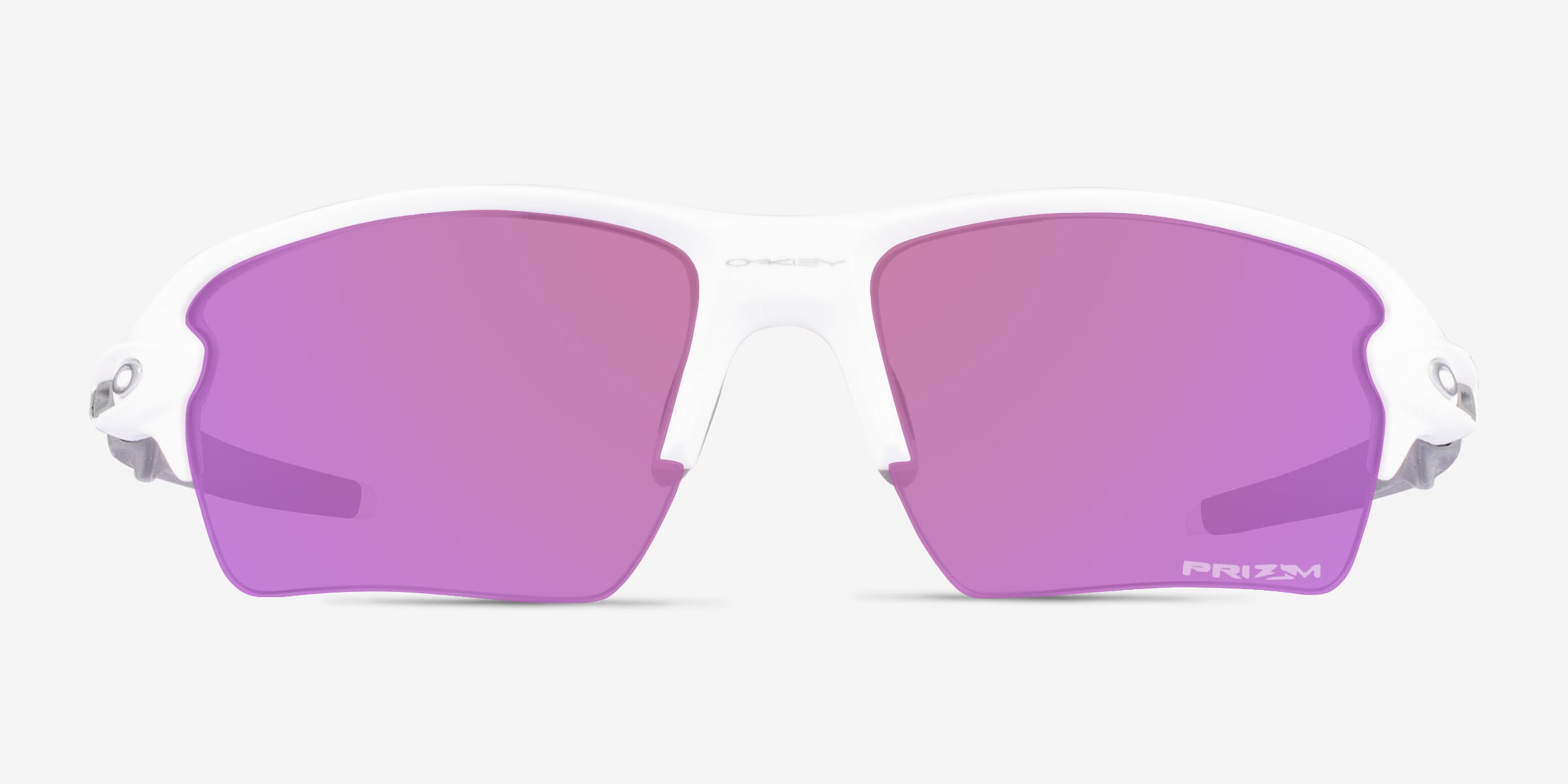 Oakley Flak 2.0 サングラス ホワイト パープルミラー Oakley Flak 2.0 Xxl - Rectangle Matte White Frame Prescription