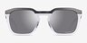 Oakley Hstn Sq Matte Black PlasticSunglass Frames from EyeBuyDirect, Front View