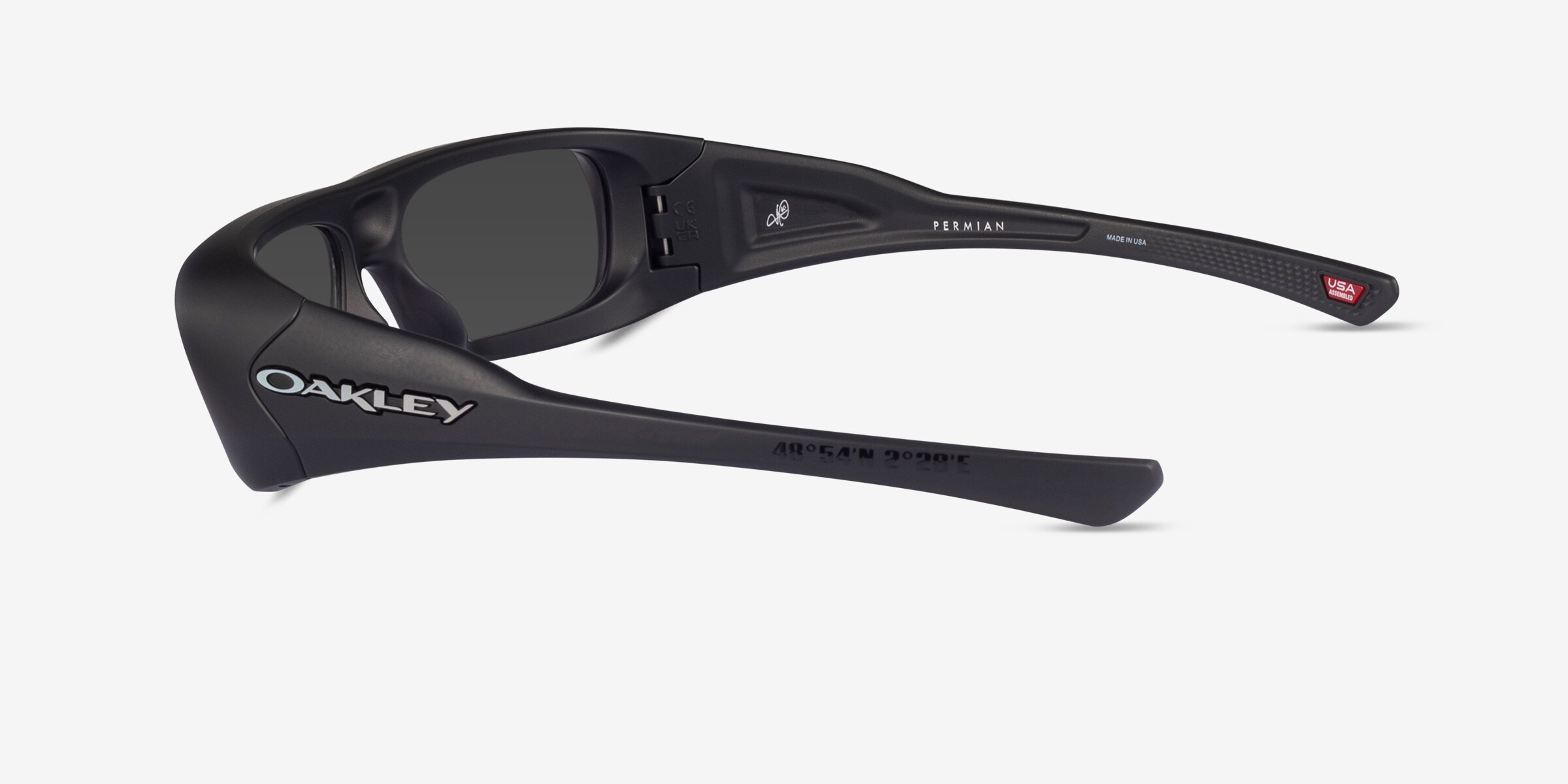 Oakley Permian - Rectangle Matte Black Ink Frame Prescription