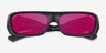 Oakley Permian Matte Black Ink PlasticSunglass Frames from EyeBuyDirect, Closed View