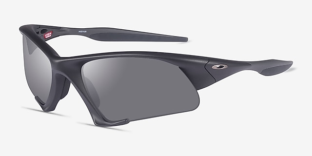 Oakley Suture Jacket Matte Black PlasticSunglass Frames from EyeBuyDirect, Angle View