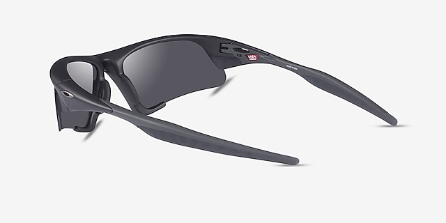 Oakley Suture Jacket Matte Black PlasticSunglass Frames from EyeBuyDirect, Side View