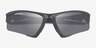 Oakley Suture Jacket Matte Black PlasticSunglass Frames from EyeBuyDirect, Closed View