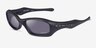 Oakley Fatcat Matte Black PlasticSunglass Frames from EyeBuyDirect, Angle View