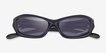 Oakley Fatcat Matte Black PlasticSunglass Frames from EyeBuyDirect, Closed View