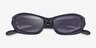 Oakley Fatcat Matte Black PlasticSunglass Frames from EyeBuyDirect, Closed View