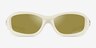 Oakley Fatcat Cream PlasticSunglass Frames from EyeBuyDirect, Front View