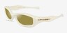 Oakley Fatcat Cream PlasticSunglass Frames from EyeBuyDirect, Angle View