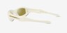 Oakley Fatcat Cream PlasticSunglass Frames from EyeBuyDirect, Side View