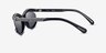 Swarovski SK6006 Noir PlastiqueSoleil de Lunette de vue d'EyeBuyDirect, Vue de Côté