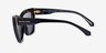 Michael Kors MK2211U Dubai Noir Éco-responsableSoleil de Lunette de vue d'EyeBuyDirect, Vue de Côté