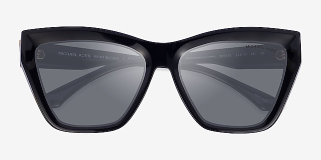 Michael Kors MK2211U Dubai Black Alternative MaterialsSunglass Frames from EyeBuyDirect, Closed View