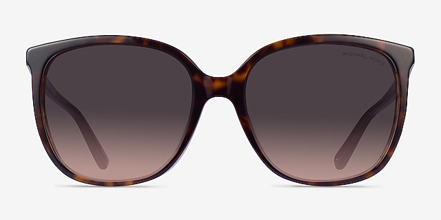Michael Kors MK2137U Anaheim Dark Tortoise AcetateSunglass Frames from EyeBuyDirect, Front View