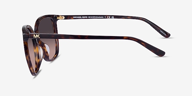 Michael Kors MK2137U Anaheim Dark Tortoise AcetateSunglass Frames from EyeBuyDirect, Side View