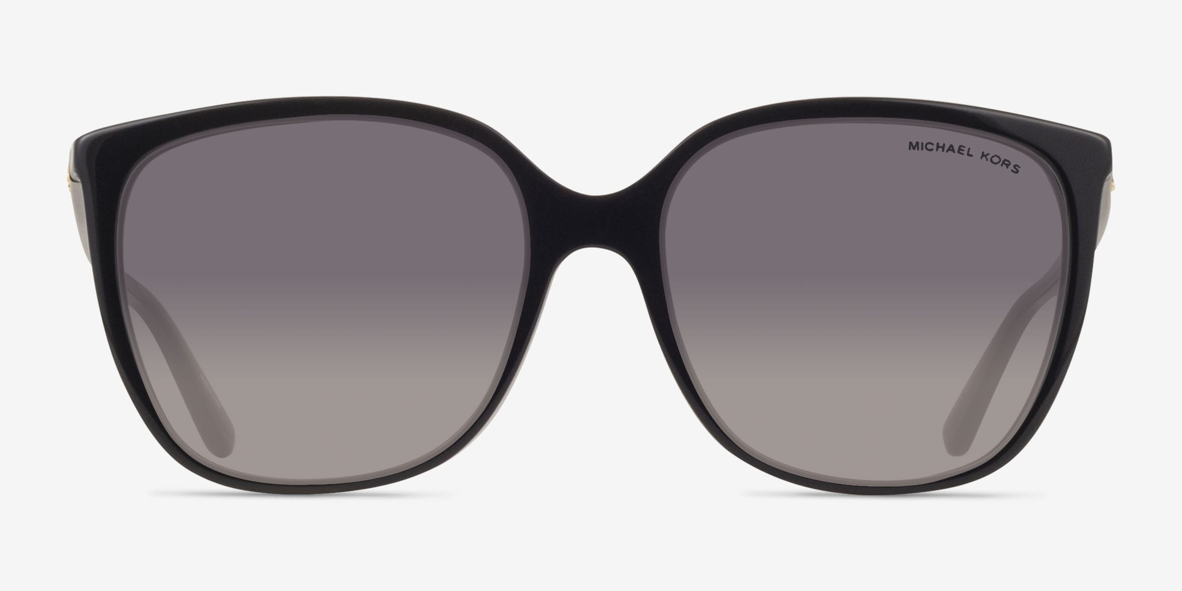 Michael Kors MK2137U Anaheim - Square Black Frame Sunglasses For
