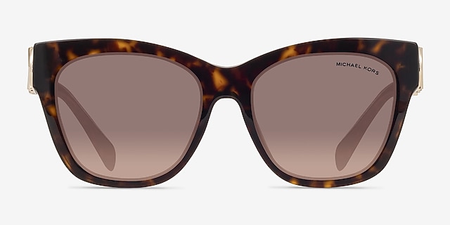Michael Kors MK2182U Empire Square Dark Tortoise AcetateSunglass Frames from EyeBuyDirect, Front View
