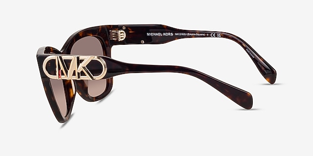 Michael Kors MK2182U Empire Square Dark Tortoise AcetateSunglass Frames from EyeBuyDirect, Side View
