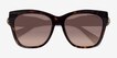 Michael Kors MK2182U Empire Square Dark Tortoise AcetateSunglass Frames from EyeBuyDirect, Closed View