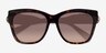Michael Kors MK2182U Empire Square Écaille Noire AcétateSoleil de Lunette de vue d'EyeBuyDirect, Vue Rapprochée