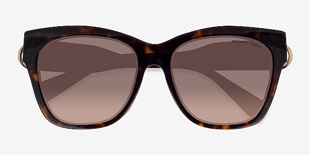 Michael Kors MK2182U Empire Square Dark Tortoise AcetateSunglass Frames from EyeBuyDirect, Closed View