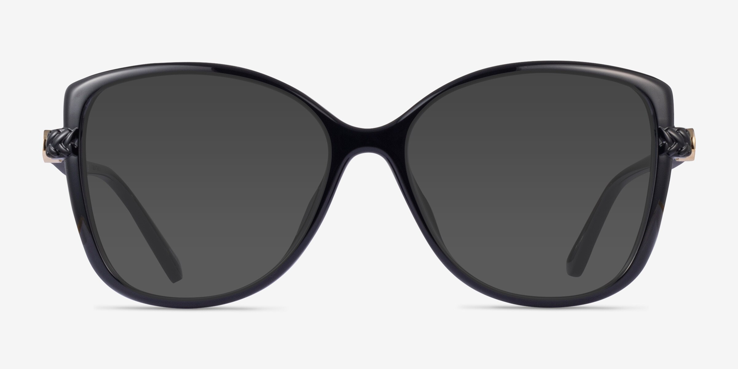 Michael Kors MK2181U Malta - Cat Eye Black Frame Sunglasses For