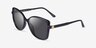 Michael Kors MK2181U Malta Noir PlastiqueSoleil de Lunette de vue d'EyeBuyDirect, Vue d'Angle
