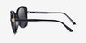 Michael Kors MK2181U Malta Noir PlastiqueSoleil de Lunette de vue d'EyeBuyDirect, Vue de Côté