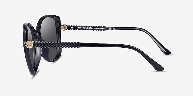 Michael Kors MK2181U Malta Black PlasticSunglass Frames from EyeBuyDirect, Side View
